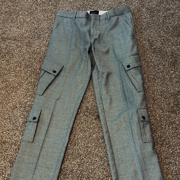 Tommy Hilfiger Collection Wool Cargo Dress Pants